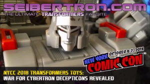 Transformers News: Gallery and Video of Transformers War for Cybertron: Siege Display from #NYCC 2018