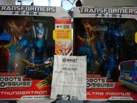 Transformers News: Transformers Prime Voyagers Ultra Magnus and Thundertron Sighted at Retail