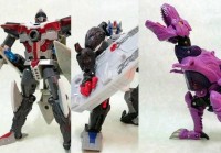Transformers News: Takara United In-Hand Images: UN-28 Axalon, UN-30 Optimus Primal, UN-31 Beast Megatron