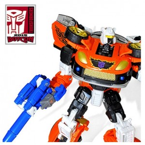 Transformers News: BotCon 2015 Transformers Exclusives: Official Pics of "The Loose Cannon" Shattered Glass Stepper