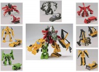 Transformers News: Images of EZ Legends Constructicons Back Packaging & Instruction Sheets