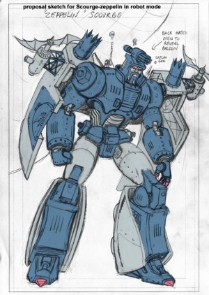 Transformers News: IDW Hearts of Steel Scourge Guido Guidi Concept Art