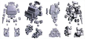 Transformers News: New Images of Transformers Masterpiece MP-35 Grapple With Size Comparison and Part Sharing Breakdown