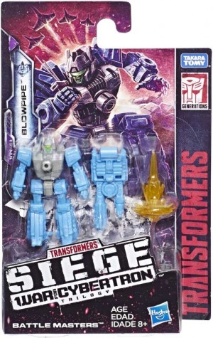 Transformers News: In Package Pictures of Transformers War for Cybertron: Siege Battle Masters Including Blowpipe