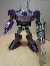 Transformers News: In-Hand Images of Transformers Prime Beast Hunters Cyberverse Commander Shockwave