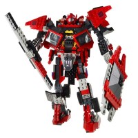 Transformers News: First Look: Kre-O Sentinel Prime - Out of Package Optimus Prime, Megatron and Starscream
