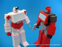 Transformers News: Ironhide and Ratchet Paper Crafts