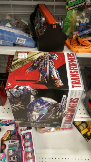 Transformers News: Transformers: The Last Knight Optimus Prime Voice Changing Helmet Found at Ross for $29.99