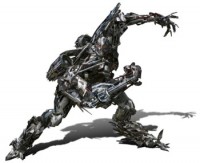 Transformers News: Robot Mode Images of Transformers: Dark of the Moon Starscream and black SUV / Dread