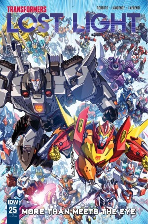 Transformers News: Alex Milne / Josh Perez Cover for IDW Transformers: Lost Light #25