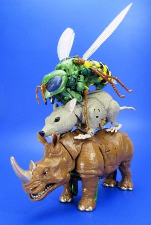 Transformers News: New Teaser Image: Takara Tomy Transformers Legends Rhinox, Rattrap, and Waspinator