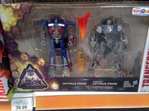 Transformers News: Mission to Cybertron Transformers: The Last Knight Optimus Two-Pack Sighted at US Retail
