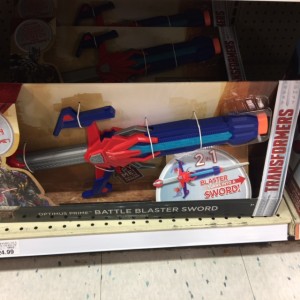Transformers News: Transformers: The Last Knight Transforming Optimus Prime Sword and Blaster found at US Retail