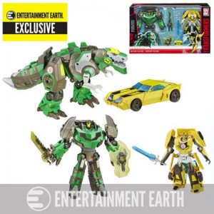 Transformers News: Platinum Edition Robots in Disguise Grimlock / Bumblebee In Stock at Entertainment Earth as Exclusive