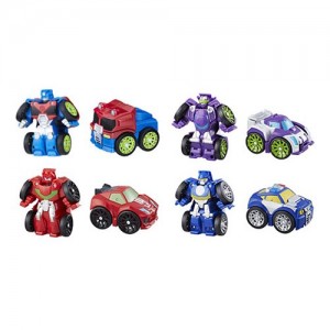 Transformers News: New Transformers: Rescue Bots Flipracers Wave 2 and Megabots Wave 3