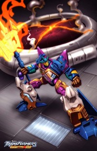 Transformers News: TFCC 2013 Membership Incentive Figure Depthcharge Art