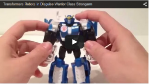 Transformers News: Robots In Disguise 2015 Warrior Class Strongarm Video Review