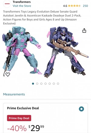 Transformers News: Prime Day Sale includes lots of Transformers