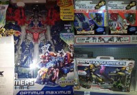 Transformers News: New Sightings: Transformers Prime Cyberverse Optimus Maximus, Bot Shots 3-Packs Wave 2, Kre-O Stealth Bumblebee