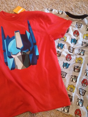 Transformers News: Kid's Transformers Shirts at Gymboree Stores