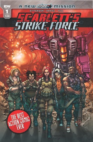 Transformers News: iTunes Preview of IDW Scarlett's Strike Force #1