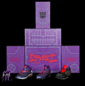 Transformers News: “Megatron Rises” Nike Air CJ81 Trainer and Action Figure - Further Details