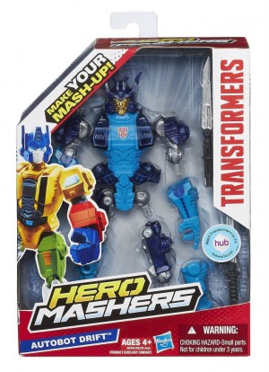 Transformers News: Official In-Package Images: Transformers Hero Mashers Optimus Prime, Starscream, Bumblebee, Bulkhead, Drift