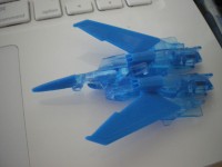 Transformers News: New Images of Takara Exclusive EZ Collection Clear Blue Thundercracker.