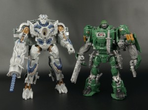 Transformers News: New Galleries: Transformers Age of Extinction Voyagers Autobot Hound and Galvatron