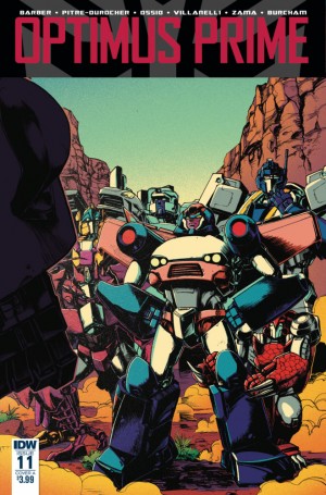 Main Cover Art for IDW Optimus Prime #11 by Kei Zama / Josh