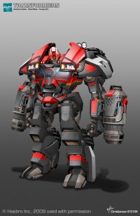 Transformers News: Ken Christiansen Reveals Transformers Prime Ironhide Concept Art