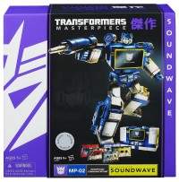 Transformers News: New Official Images: Masterpiece Soundwave with Cassettes, Generations Metroplex & Trailcutter Packaging, Beast Hunters Voyager Optimus Prime vs. Predaking 2-Pack