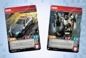 Transformers News: Prowl, Skywarp and Wheeljack revealed for the Official Transformers Trading Card Game
