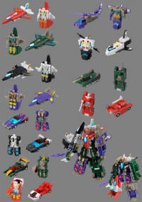 Transformers News: New Kabaya Gum Toys Series 7 Gaia Scramble Limbs Image: Both Alt Modes Shown