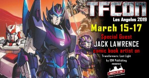 Transformers News: TFcon USA 2019 Guest Update - Jack Lawrence