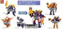 Transformers News: Transformers Go! Swordbot Shinobi Team Gift Set Solicitation Image: All Three Combined Modes