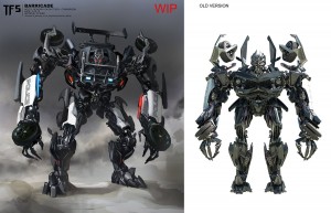 Transformers News: Transformers: The Last Knight Concept Art: Cybertron on Earth, Early Barricade, Daytrader