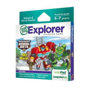 Transformers News: LeapFrog Explorer Transformers Rescue Bots Race to The Rescue Learning Game