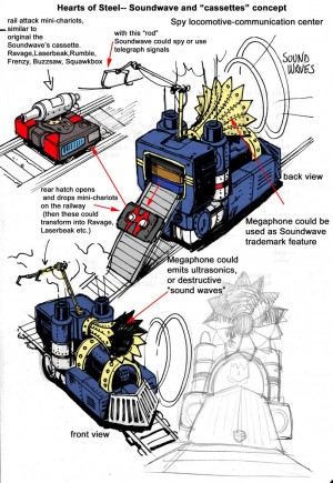 Transformers News: IDW Hearts of Steel Soundwave Guido Guidi Concept Art