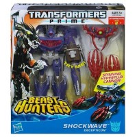 Transformers News: Transformers Prime Beast Hunters Voyager Shockwave Available for Pre-Order at HasbroToyShop.com