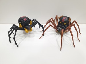 Transformers News: Kingdom Cheetor and Blackarachnia comparison images with their Masterpiece figures