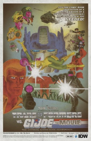 Transformers News: IDW Transformers vs. G.I. Joe The Movie One-Shot Updated Cover