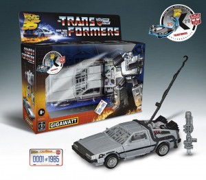 Transformers News: Transformers x Back to the Future Gigawatt and Crossover Comic Revealed