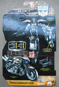 Transformers News: Biography of Hunt for the Decepticons Deluxe Elita-1