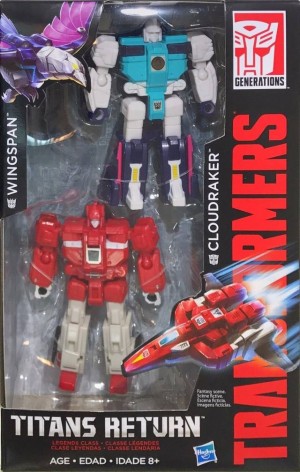Transformers News: Video Reviews of Transformers Titans Return Wingspan and Cloudraker