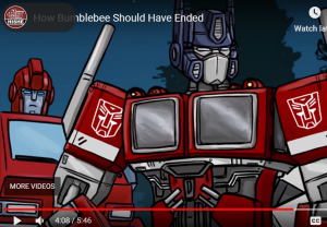 Transformers News: Paramount Approved How Bumblebee Should Have Ended Video featuring Jon Bailey