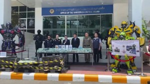 Transformers News: Police Find over 700 Pounds of Drugs Inside Transformers Statues