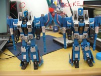 Transformers News: Comparison review between Henkei Thundercracker and the KO.
