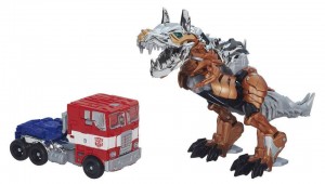 Transformers News: Official Images: Transformers: Age of Extinction Platinum Edition Optimus Prime & Grimlock Set