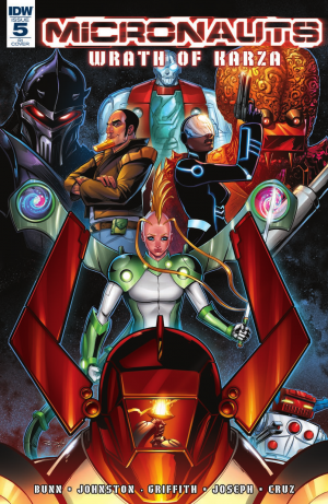 Transformers News: IDW Hasbro Comics - Review of Micronauts: Wrath of Karza #5 (Final Issue)